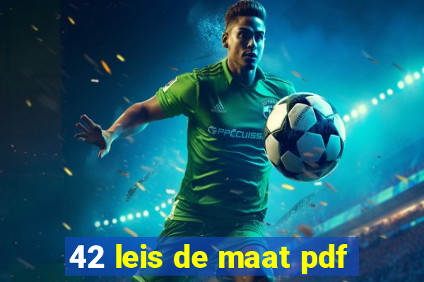 42 leis de maat pdf